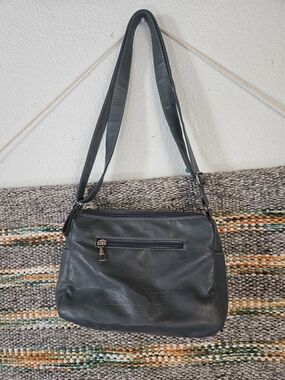 Black Leather Shoulder Bag